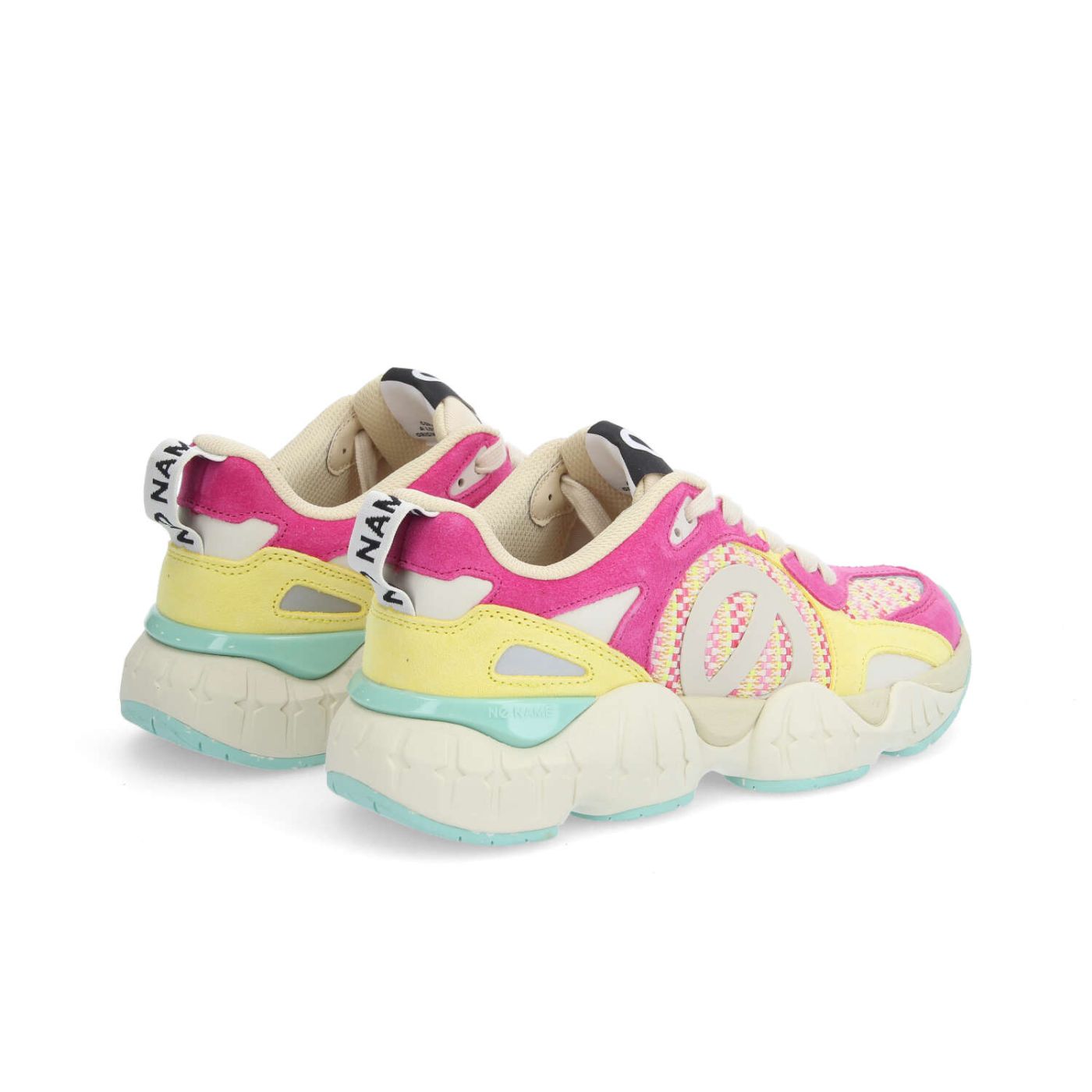 KRAZEE RUNNER W - SUEDE/GRASS/SDE - ROSE/JAUNE